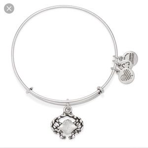 Silver Crab Bangle by Alex & Ani